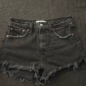 High rise mom shorts